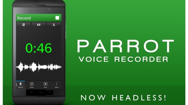 Parrot Voice Recorder