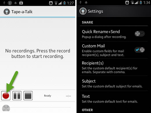 Tape-a-talk Voice Recorder